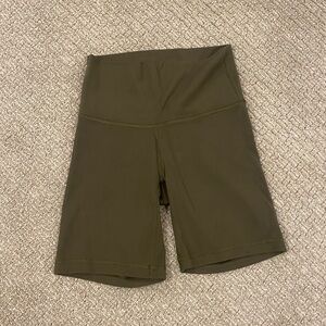 Aritzia TNA butter high rise Olive Green Women's Shorts
